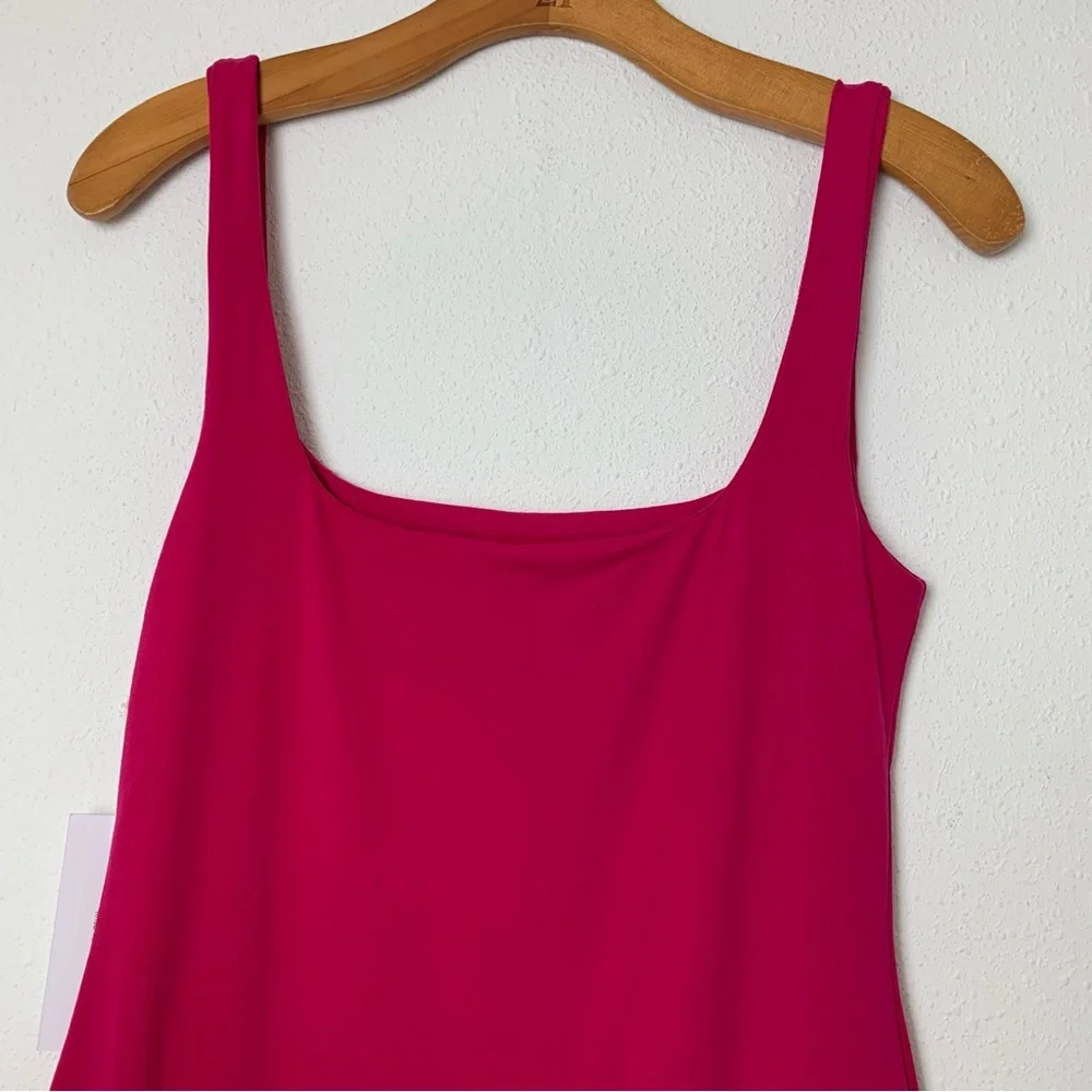 Reformation Becky Hot Pink Mini Bodycon Dress Barbiecore NWT Size Medium - Picture 8 of 10